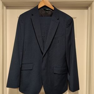 Perry Ellis Blue Slim Fit Suit